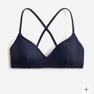 J. Crew Cross-back french bikini top